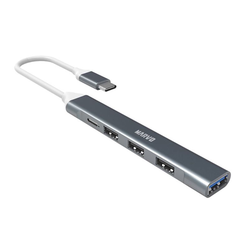 OPENBOX HUB Marvo UH008, USB 3.0, Metal, UH008