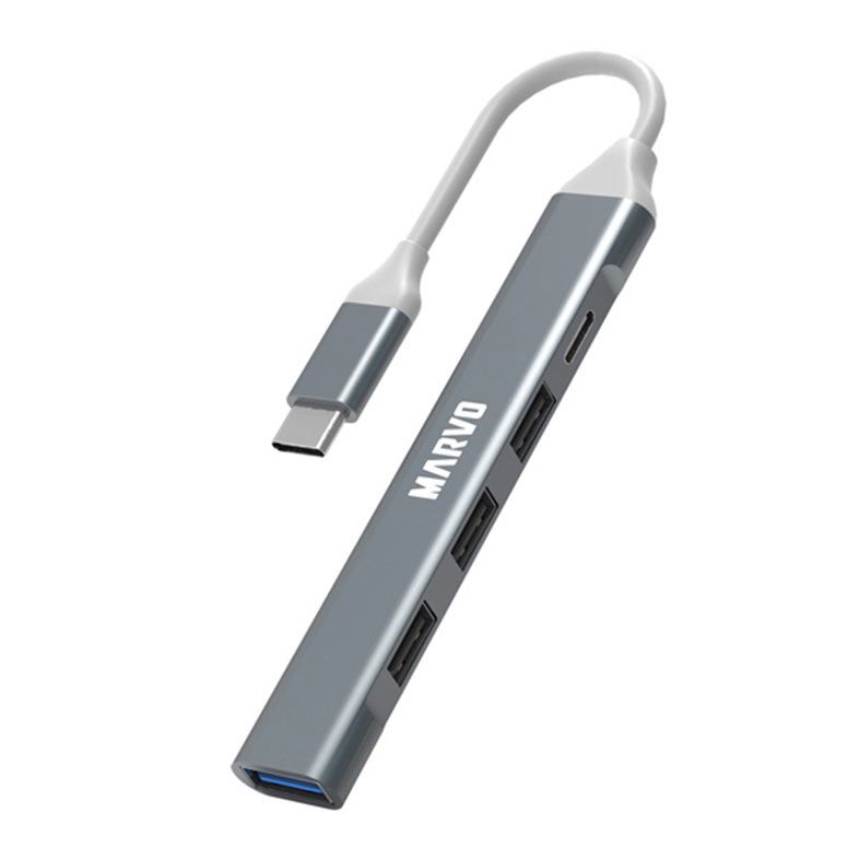 OPENBOX HUB Marvo UH008, USB 3.0, Metal, UH008