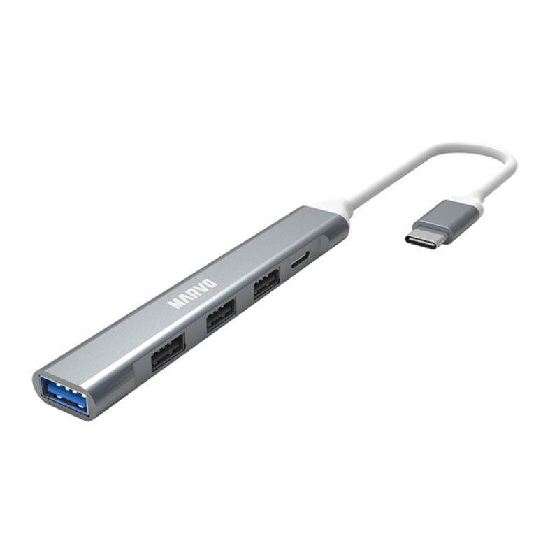 OPENBOX HUB Marvo UH008, USB 3.0, Metal, UH008