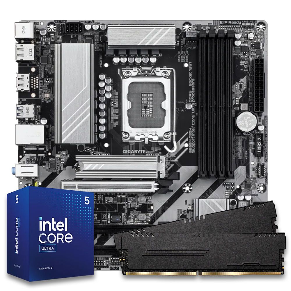Pichau Kit Upgrade, Intel Core Ultra 5 225, B860M DDR5, 16GB