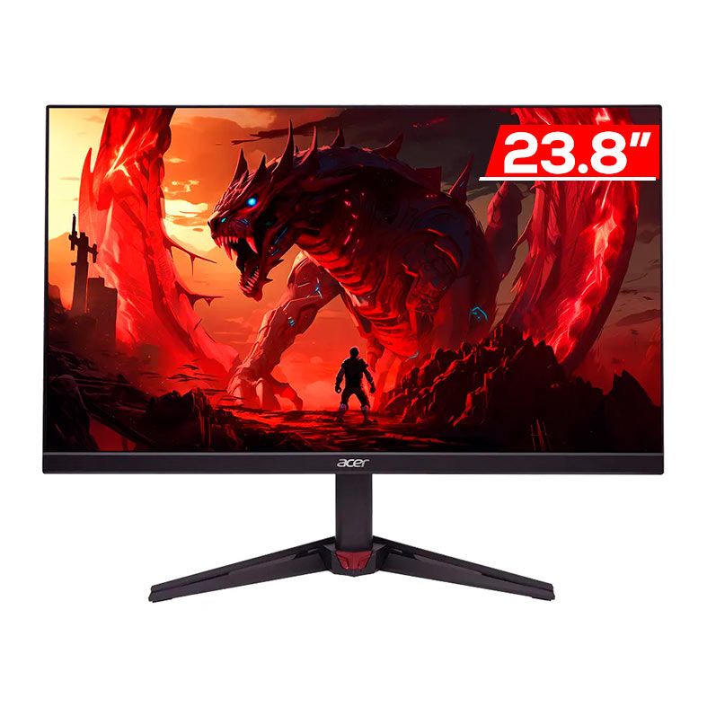 OPENBOX - Monitor Gamer Acer Nitro VG240Y, 23.8 Pol, IPS, FHD, 1ms, 200Hz, FreeSync Premium, HDMI/DP, UM.QV0AA.102