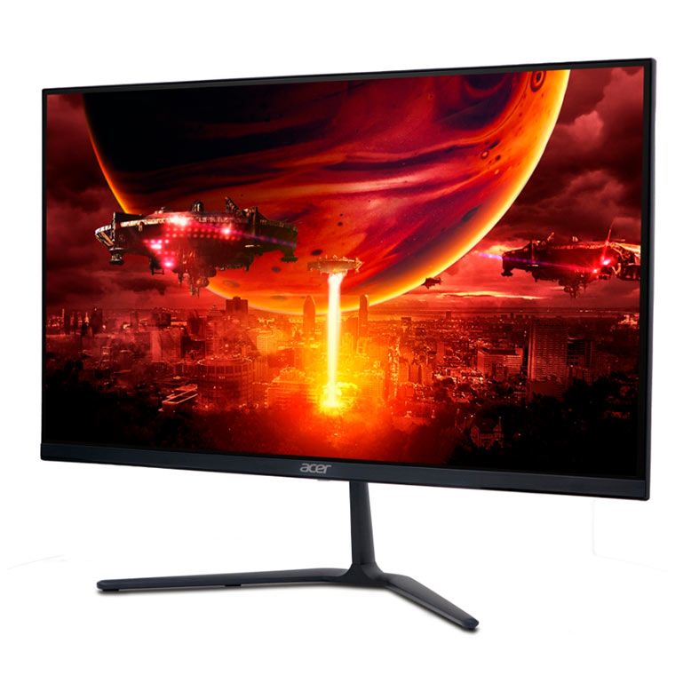 Monitor Gamer Acer Nitro KG240Y, 23.8 Pol, FHD, 180Hz, IPS, 1ms, Preto, UM.QX0AA.502