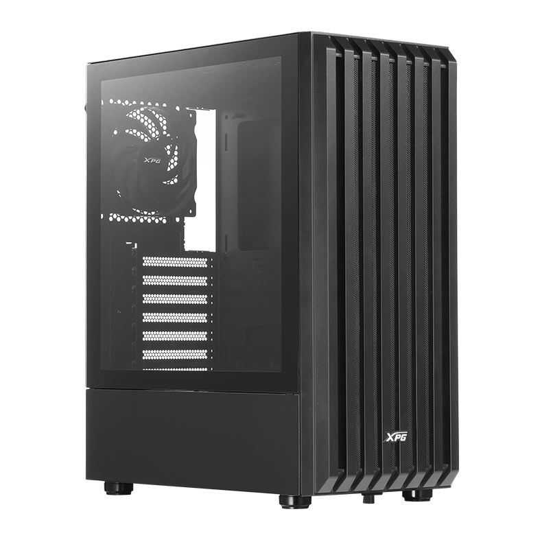 Gabinete Gamer XPG Valor Storm, Mid-Tower, Lateral De Vidro, Com 4 Fans, Preto, VALORSTORMMT-BKCWW
