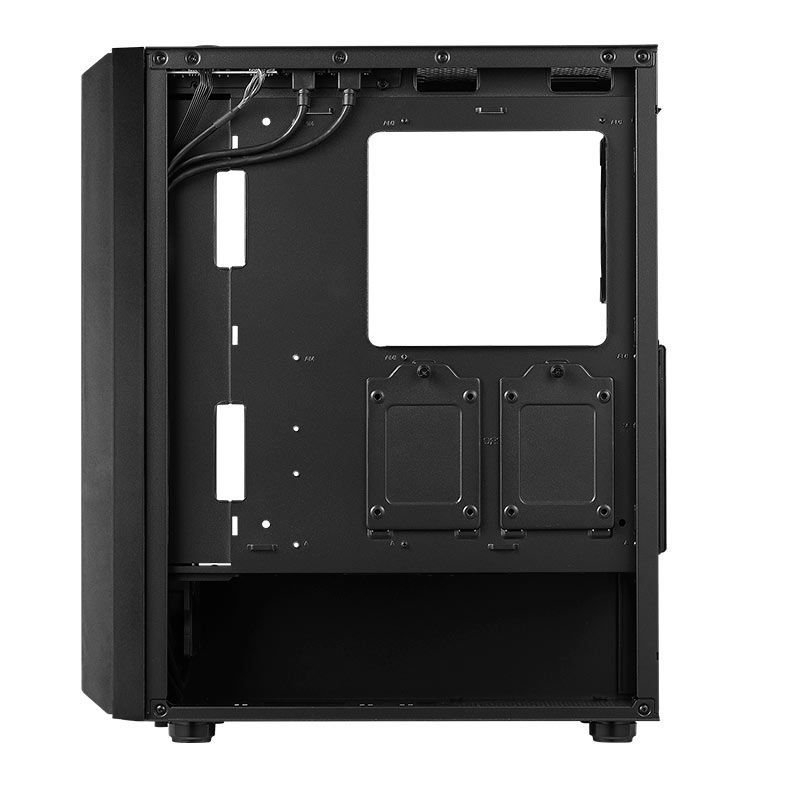 Gabinete Gamer XPG Valor Storm, Mid-Tower, Lateral De Vidro, Com 4 Fans, Preto, VALORSTORMMT-BKCWW