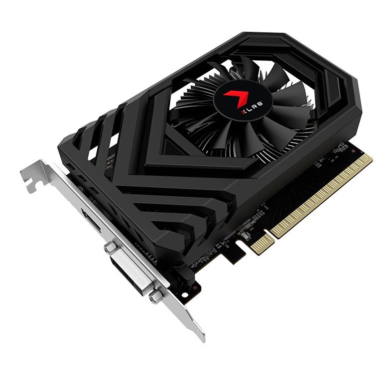 Placa de Video PNY GeForce GTX 1650 4GB GDDR5 XLR8 OC 128-bit, VCG16504SFPPB-O