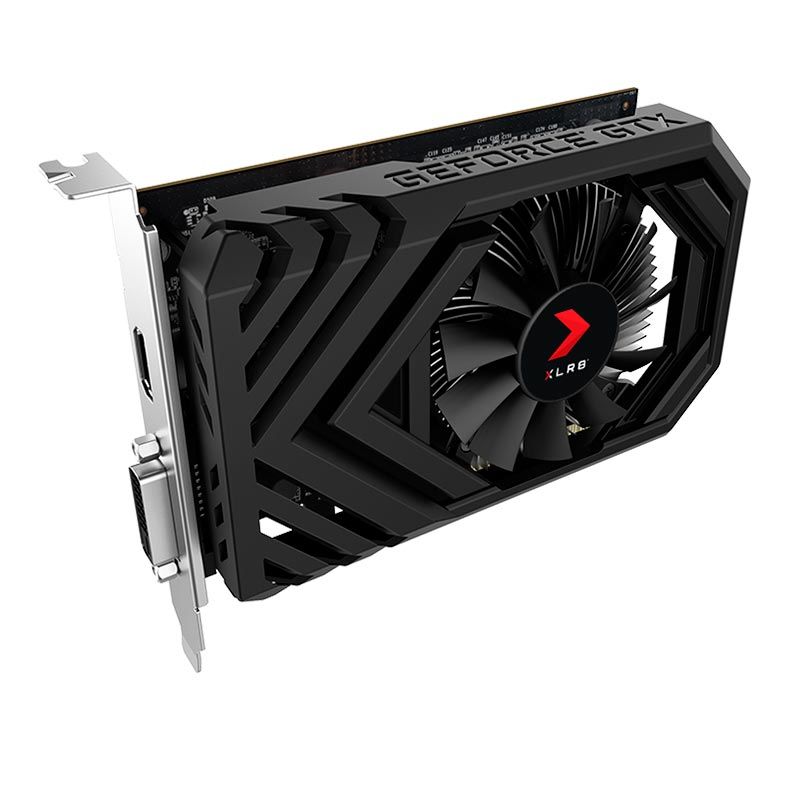 Placa de Video PNY GeForce GTX 1650 4GB GDDR5 XLR8 OC 128-bit, VCG16504SFPPB-O