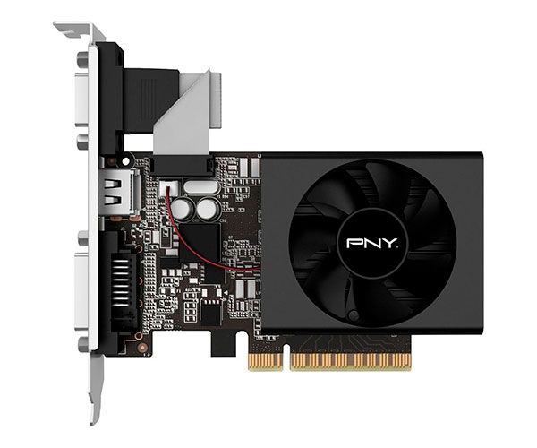 Placa de Video PNY GT 730 1GB DDR3 Low Profile 64-bit, VCGGT7301D3LXPB-BB