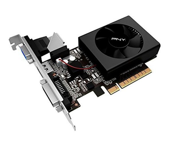 Placa de Video PNY GT 730 1GB DDR3 Low Profile 64-bit, VCGGT7301D3LXPB-BB