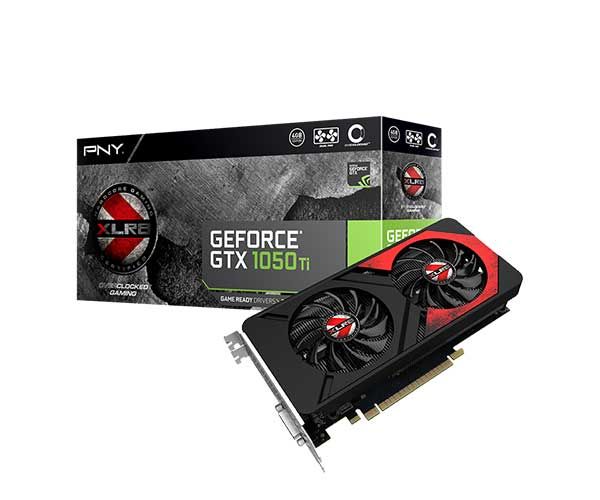 Placa de Video PNY GeForce GTX 1050 Ti 4GB GDDR5 OC XLR8 128-bit, VCGGTX1050T4XGPB-OC