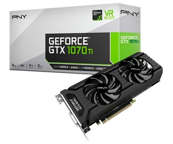 Placa de Video PNY GeForce GTX 1070 Ti 8GB GDDR5 Blower 256-bit, VCGGTX1070T8PB