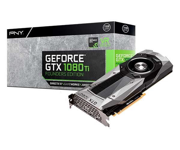 Placa de Vídeo PNY Geforce GTX 1080 Ti Founders Edition 11GB