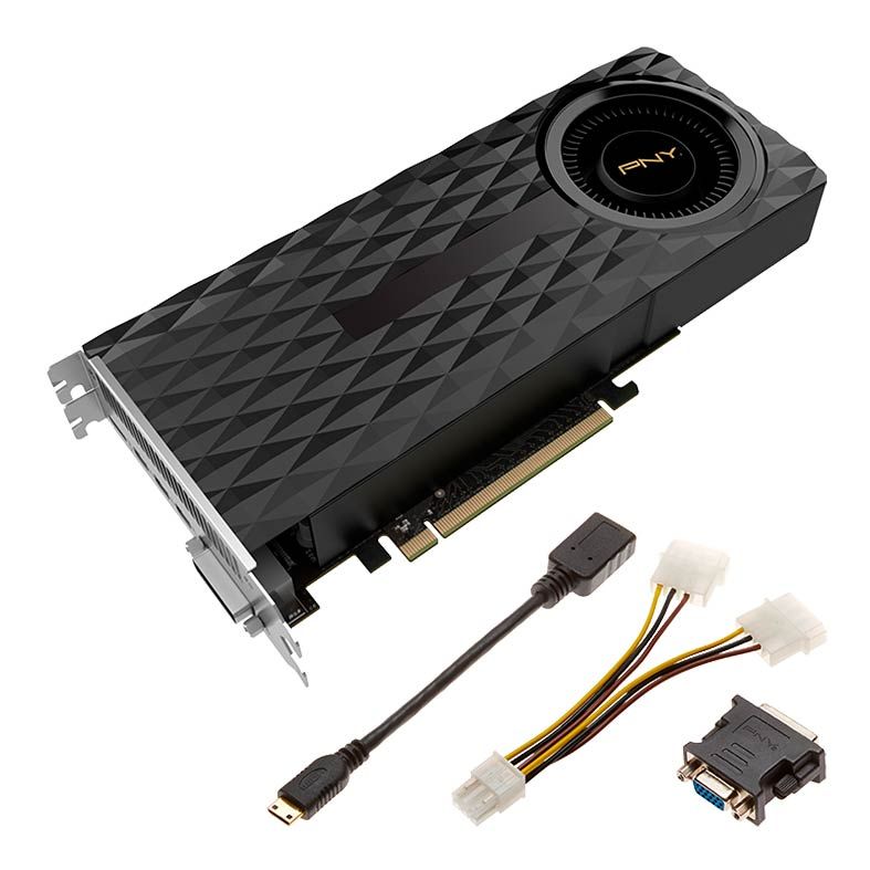 Placa de Video PNY GeForce GTX 970 4GB GDDR5 XLR8 256-bit, VCGGTX9704R2XPB