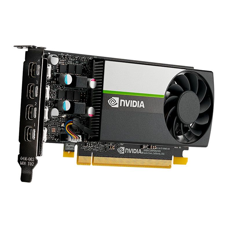 Placa de Video PNY Quadro T1000, 4GB, GDDR6, 128-bit, VCNT1000-PB-NAC