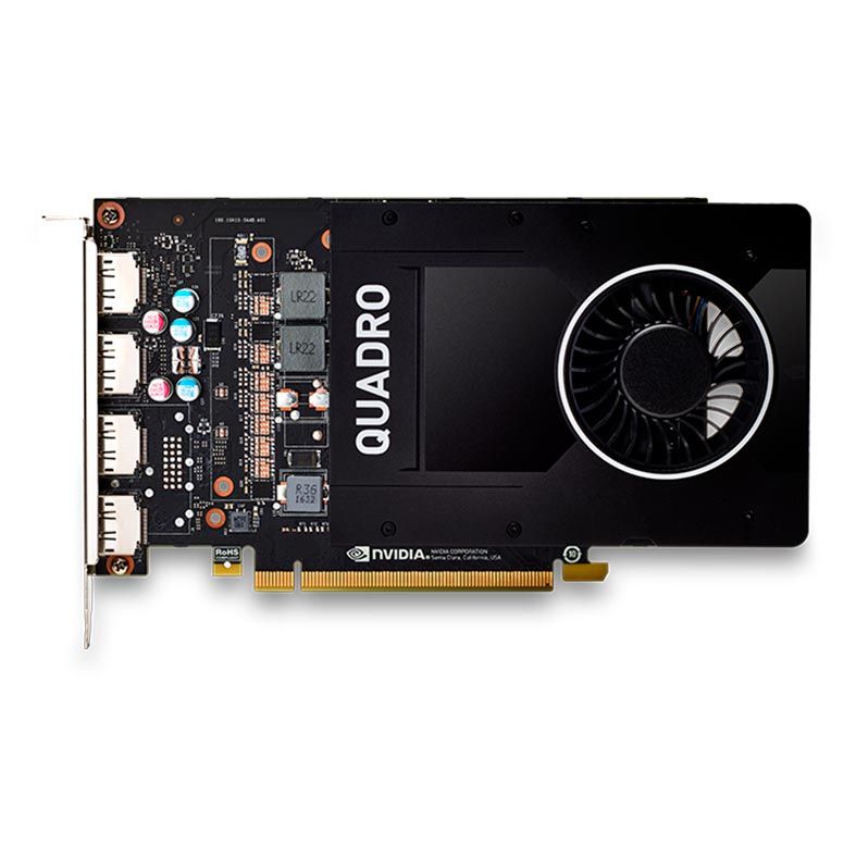 Placa de Video PNY Quadro P2000 5GB GDDR5 160-bit, VCQP2000-PB
