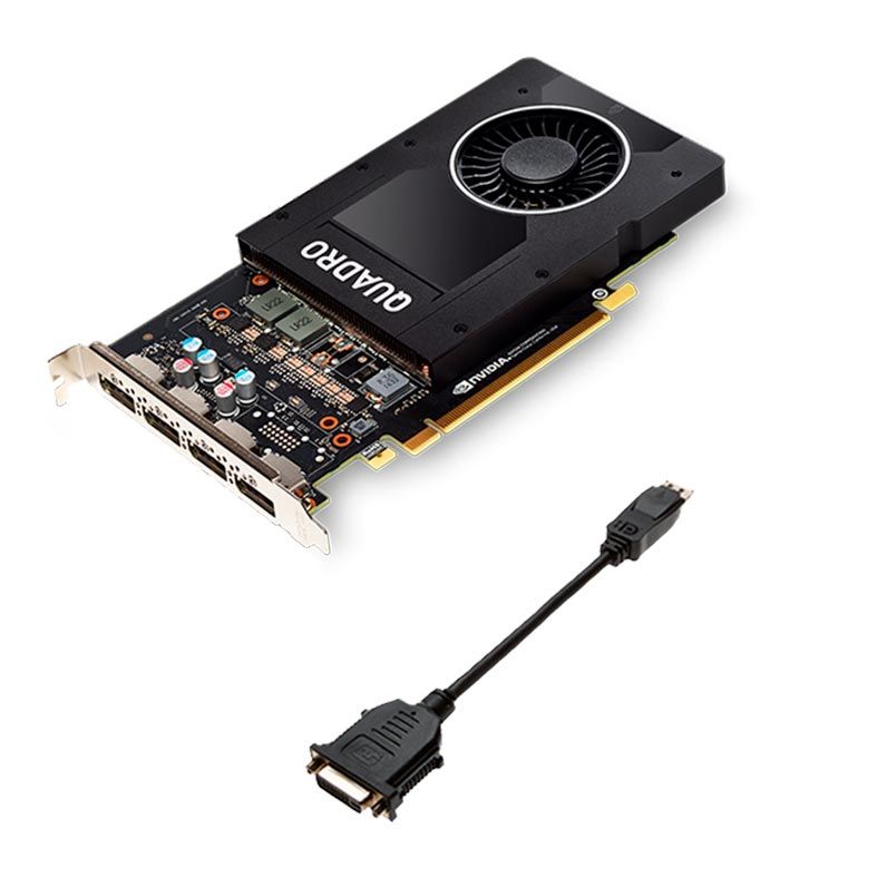 Placa de Video PNY Quadro P2000 5GB GDDR5 160-bit, VCQP2000-PB