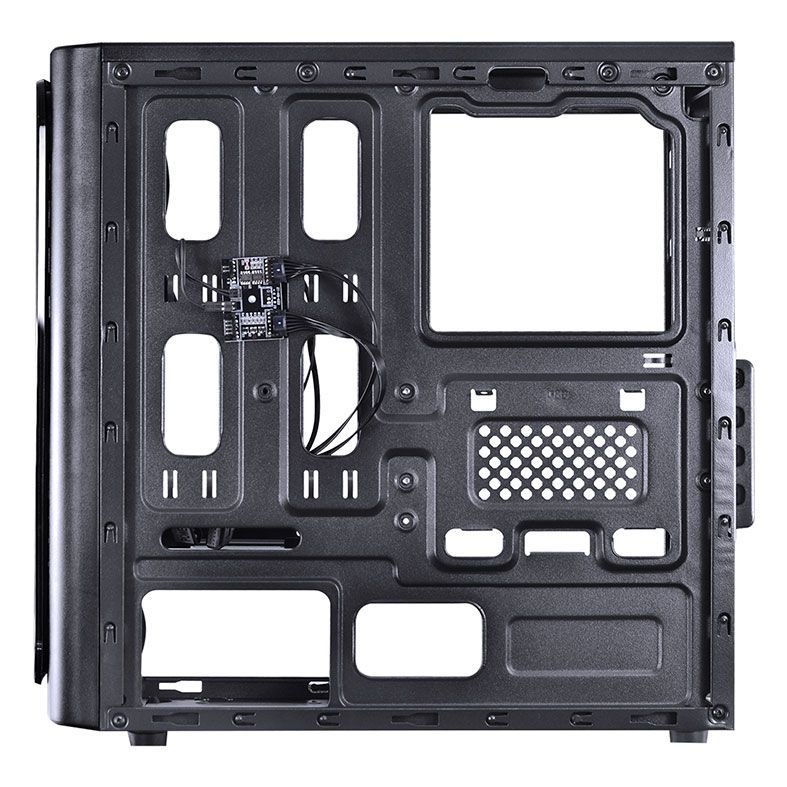 Gabinete PcYes! Venus Preto 2x Fan Verde VENPTVD2FCA, 29365