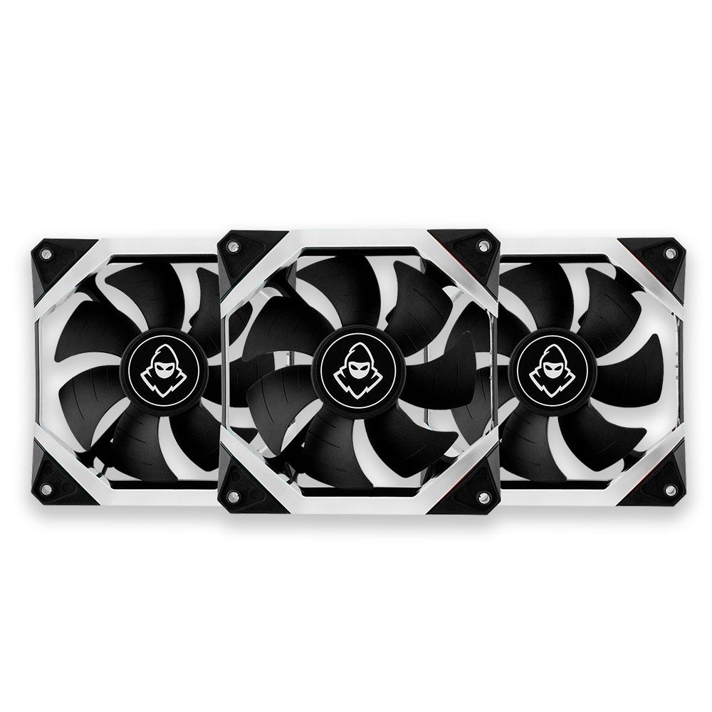 Ventoinha Mancer 120mm Blizzard Branca, MOS-FAN-WHITE