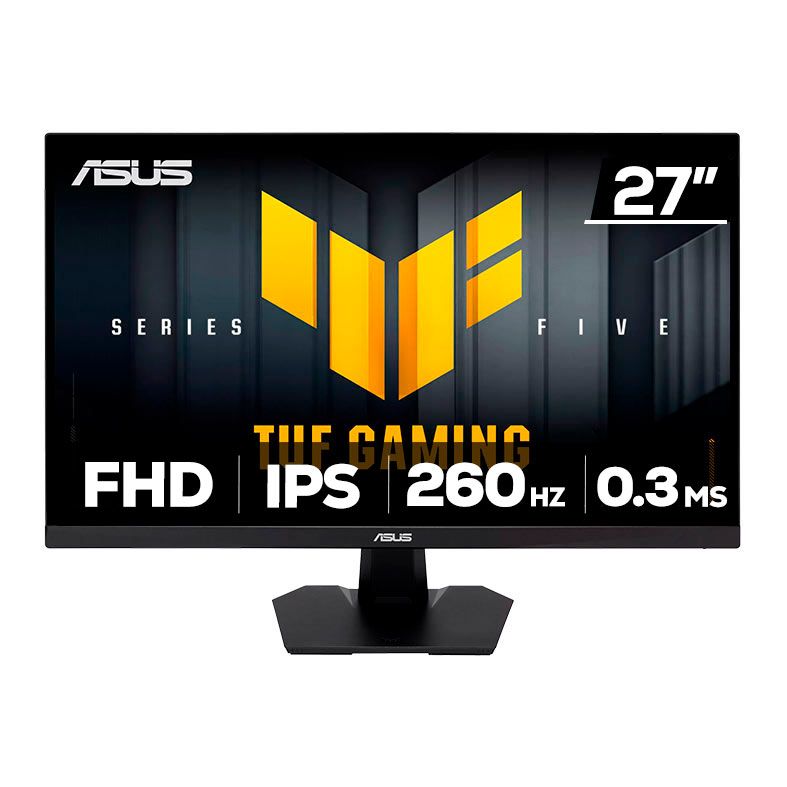 Monitor Gamer Asus TUF Gaming, 27 Pol, Fast IPS, FHD, 0.3ms, 260Hz, ELMB Sync, HDMI/DP, VG279QM5F