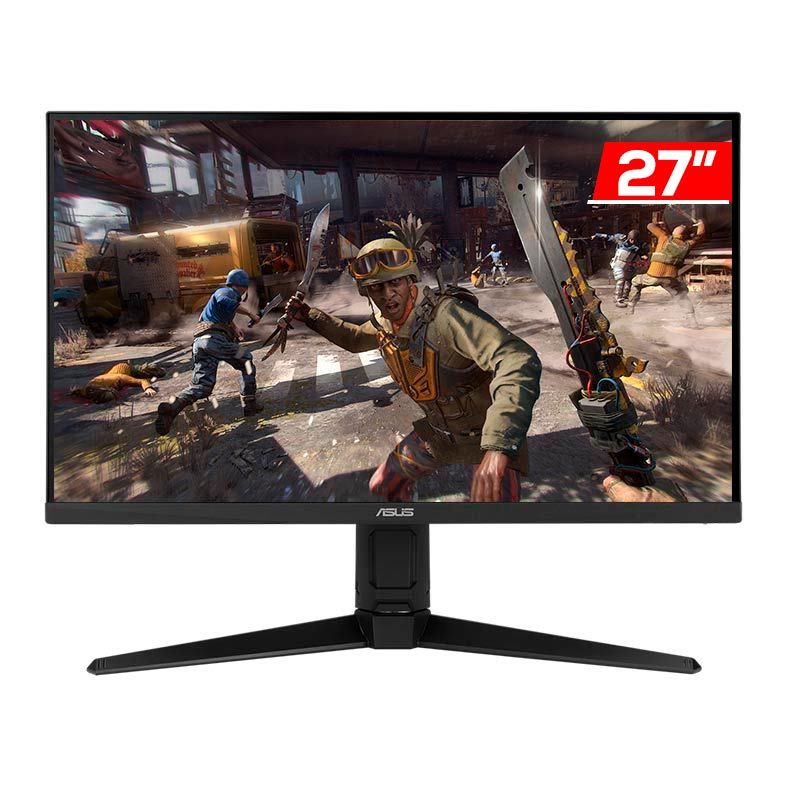 Monitor Gamer Asus Tuf 27'' WQHD 1ms 170Hz G-Sync Compativel FreeSync Premium Altura Ajustavel HDMI/DP, VG27AQL1A