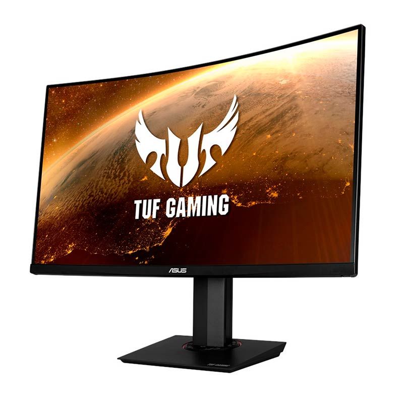 Monitor Gamer Asus Tuf 31,5'' Curvo 1ms 144Hz FreeSync Premium Altura Ajustavel HDMI/DP, VG32VQ