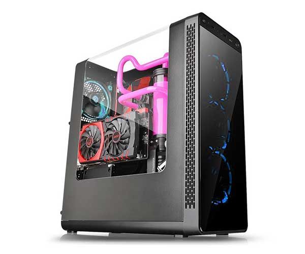 Gabinete Thermaltake View 27 Ring 12 Azul, CA-1G7-00M1WN-BU