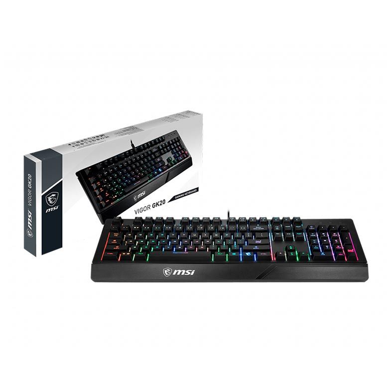 Teclado Gamer MSI Vigor GK20 RGB, VIGOR GK20 US