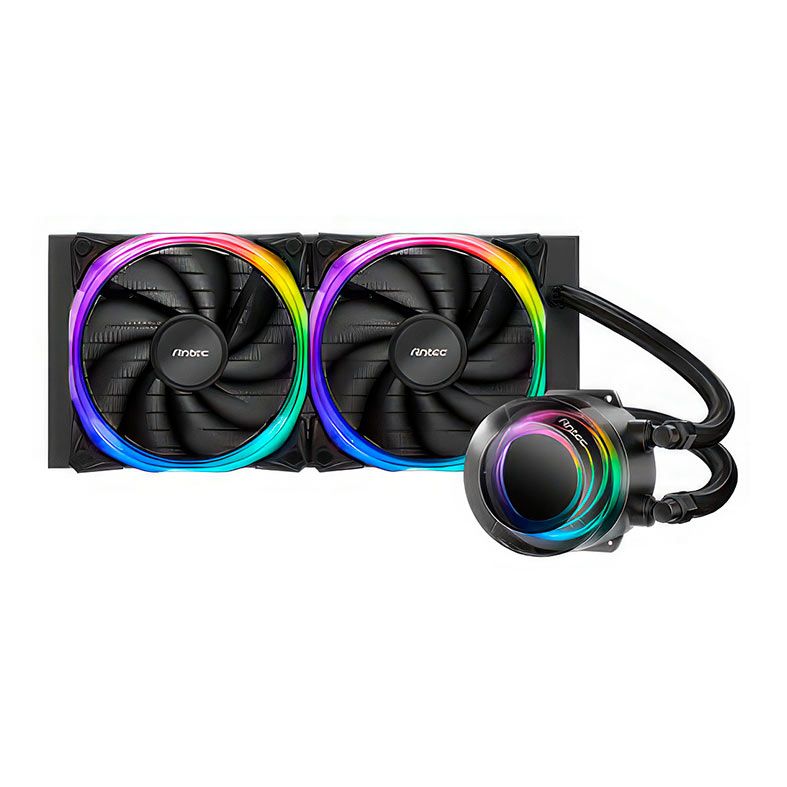 Water Cooler Antec Vortex 240 ARGB, 240mm, Preto, VORTEX-240-ARGB