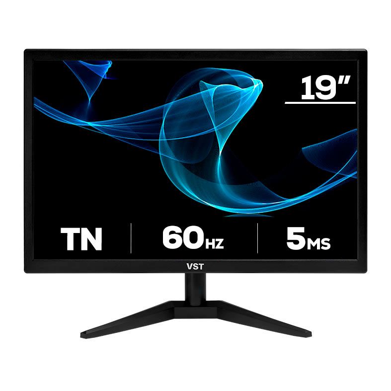 Monitor VST 19, 19 Pol, TN, 5ms, 60Hz, HDMI/VGA, VST-VST19-BL01