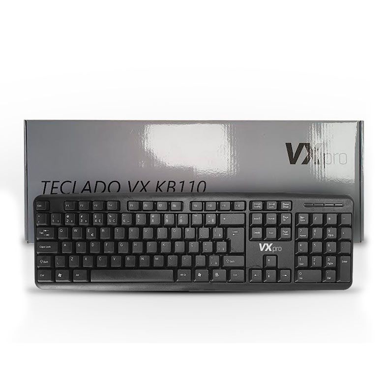 Teclado Duex VXKB110, USB, Preto, VXKB110