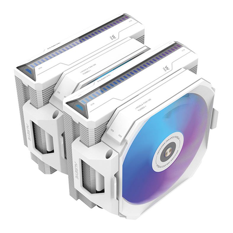 Cooler Para Processador Alseye W700, RGB, 120mm, Branco, W700-W