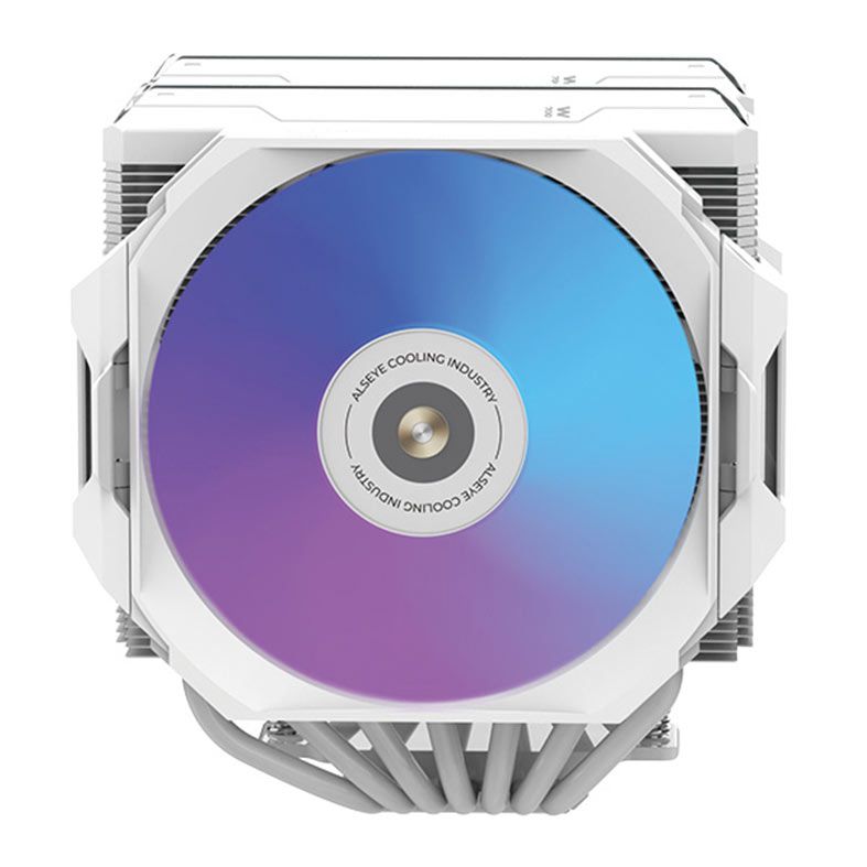 Cooler Para Processador Alseye W700, RGB, 120mm, Branco, W700-W