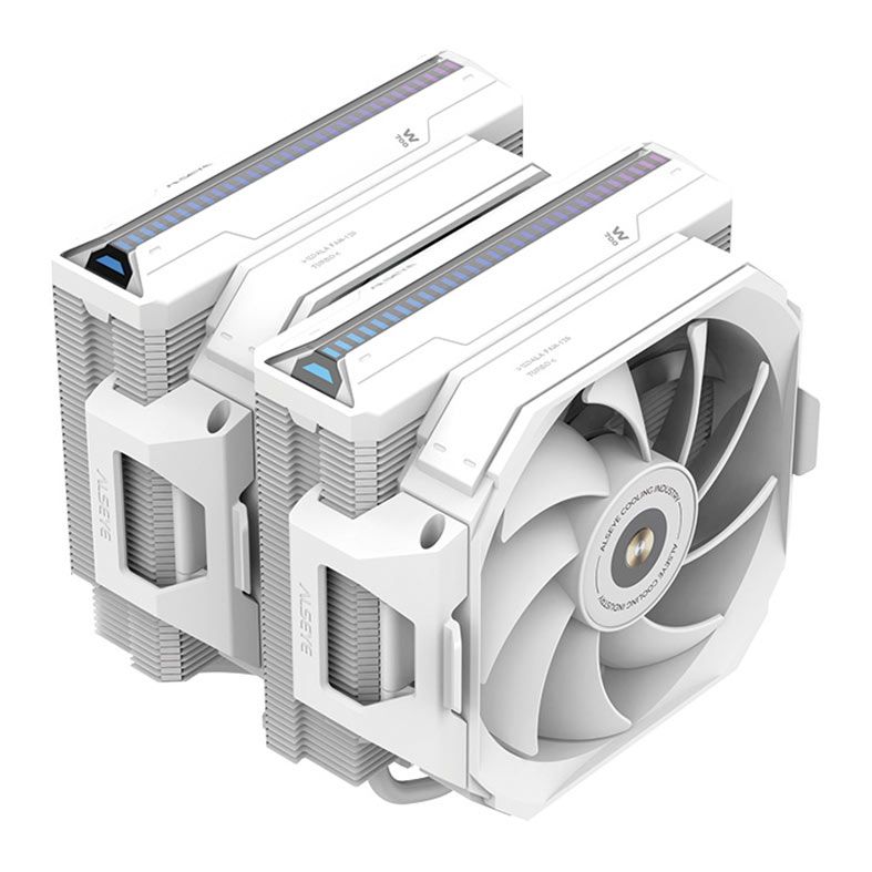 Cooler Para Processador Alseye W700, RGB, 120mm, Branco, W700-W