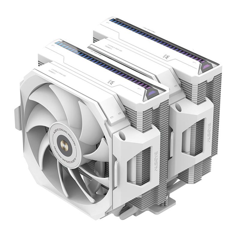 Cooler Para Processador Alseye W700, RGB, 120mm, Branco, W700-W