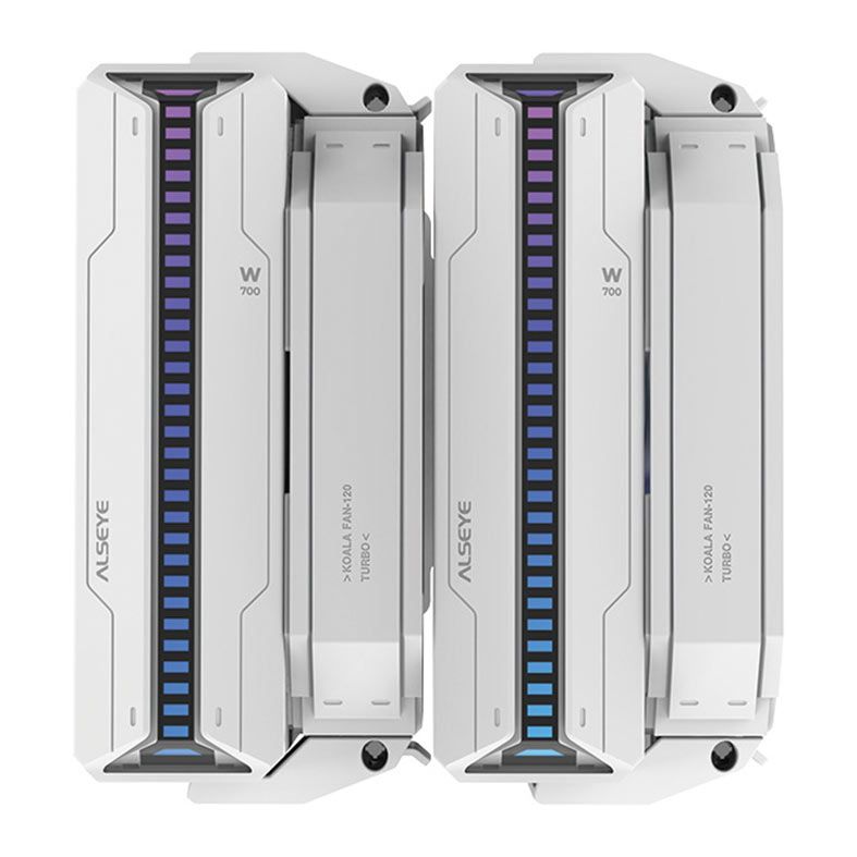Cooler Para Processador Alseye W700, RGB, 120mm, Branco, W700-W