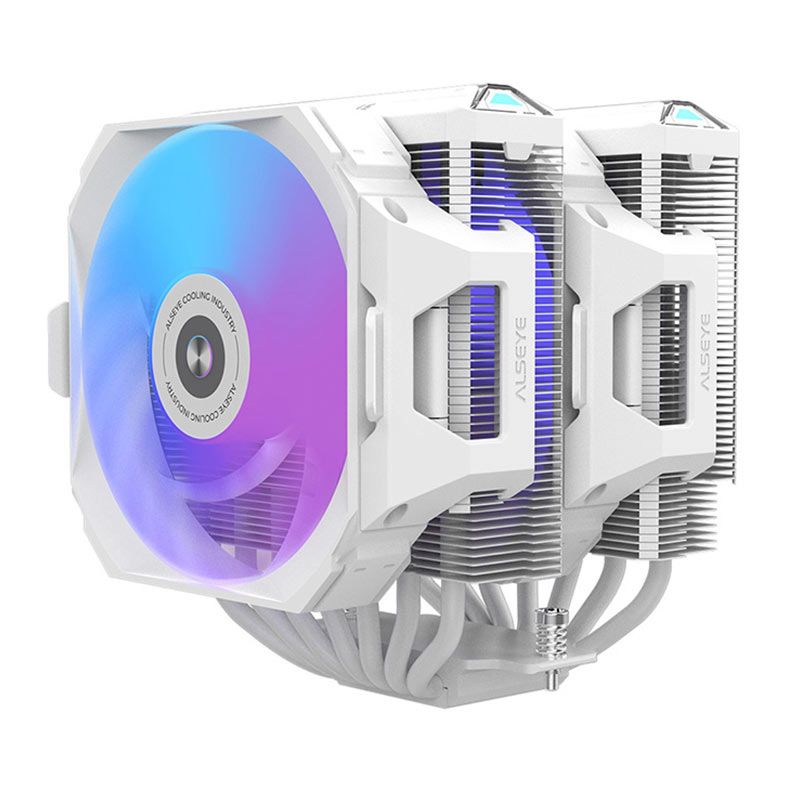 Cooler Para Processador Alseye W700, RGB, 120mm, Branco, W700-W