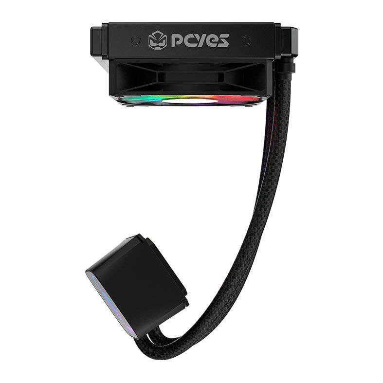 Water Cooler PCYES Tundra, ARGB, 120mm, Preto, WCTBV120