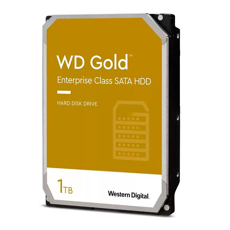 HD WD Gold, 1TB, 3.5, 7200RPM, Sata III 6GB/s, Cache 128MB, WD1005FBYZ