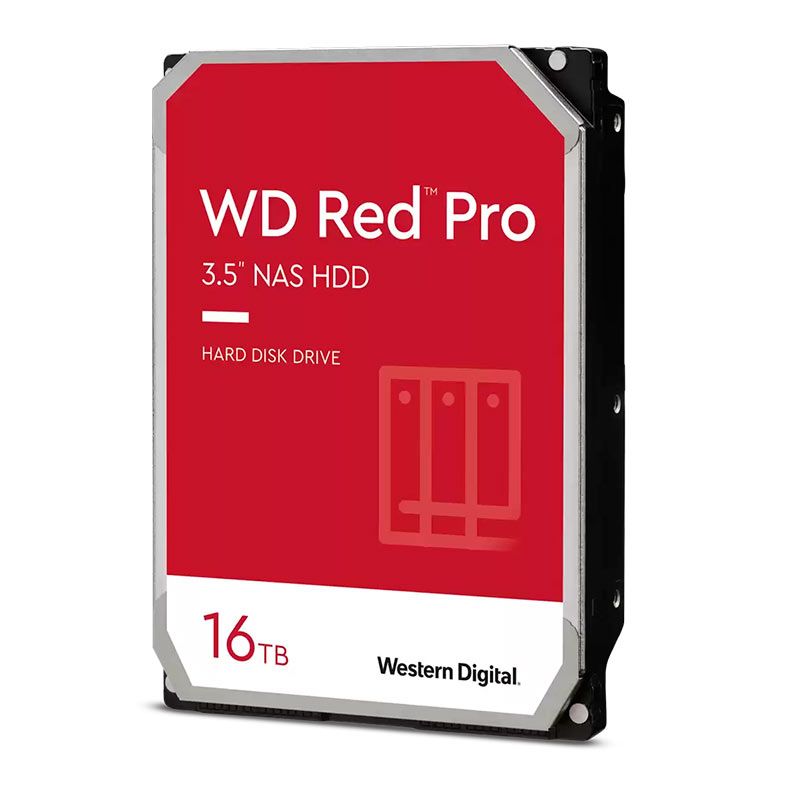 HD WD Red Pro, 16TB, 3.5, 7200RPM, Sata III 6GB/s, Cache 512MB, WD161KFGX