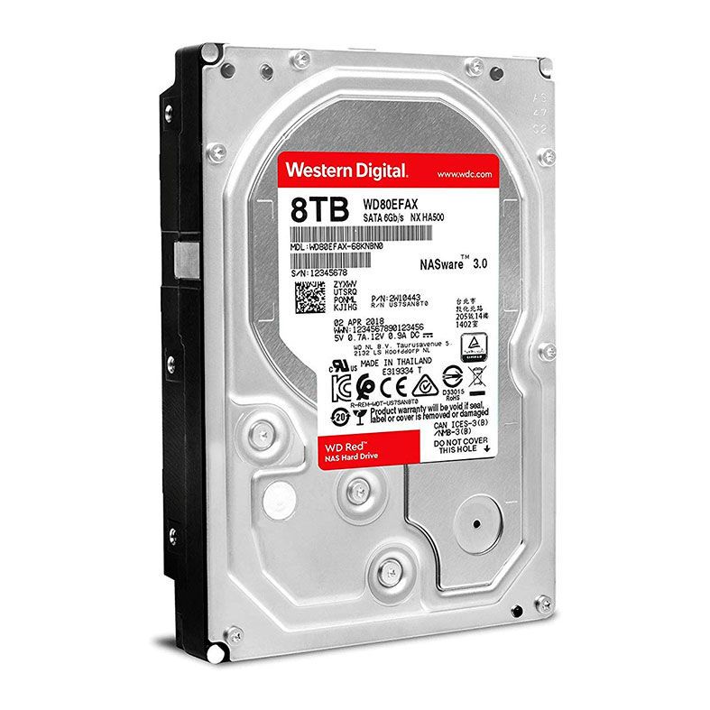 HD WD Red NAS 8TB 3.5" Sata III 6GB/s, WD80EFAX