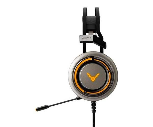 Fone Headset WesDar GH2 7.1 Preto/Prata, WDGH2XXWLB