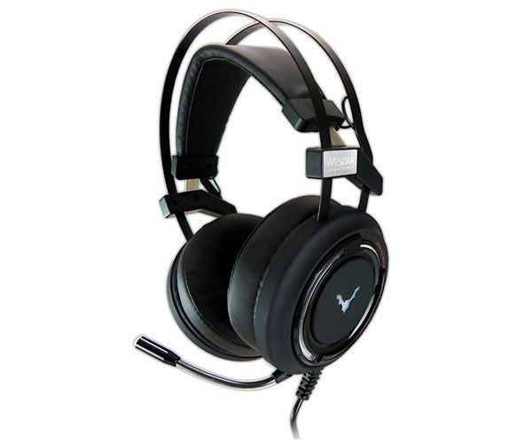 Fone Headset WesDar GH2 7.1 Preto/Prata, WDGH2XXWLB