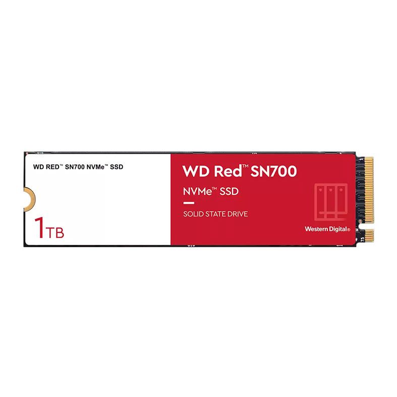 SSD WD Red SN700, 1TB, M.2 2280, PCIe NVMe, Leitura 3430 MB/s, Gravacao 3000MB/s, WDS100T1R0C