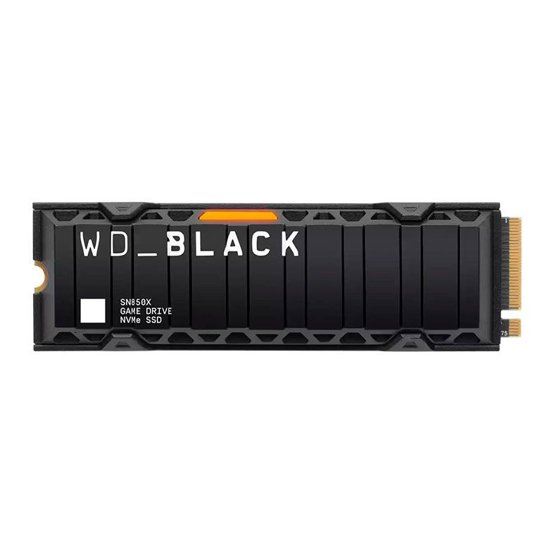 SSD WD Black SN850X, 1TB, M.2 2280, PCIe NVMe, Leitura 7300 MB/s