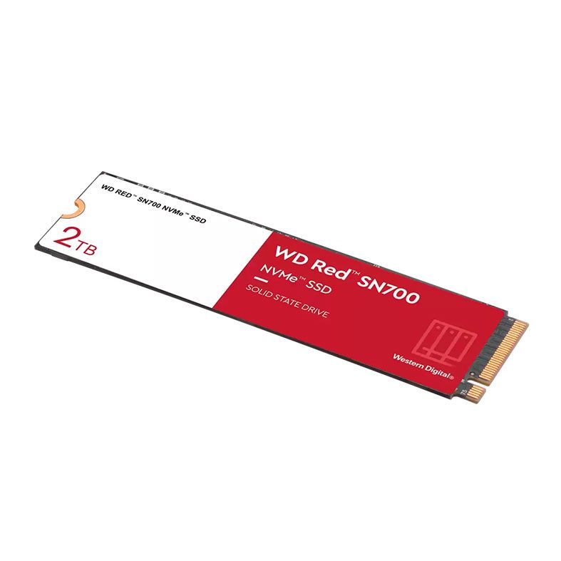 SSD WD Red SN700, 2TB, M.2 2280, PCIe NVMe, Leitura 3400 MB/s, Gravacao 2900 MB/s, WDS200T1R0C
