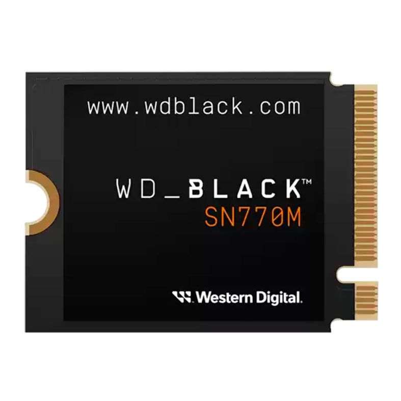 SSD WD Black SN770M, 2TB, M.2 2230, PCIe NVMe, Leitura 5150MB/s, Gravacao 4850MB/s, WDS200T3X0G