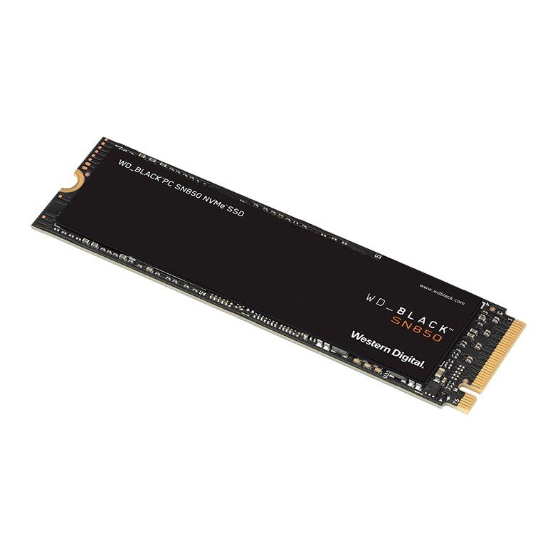 SSD WD Black SN850, 500GB, M.2 2280, PCIe NVMe, Leitura 7000MB/s, Gravacao 4100MB/s, WDS500G1X0E-00AFY0