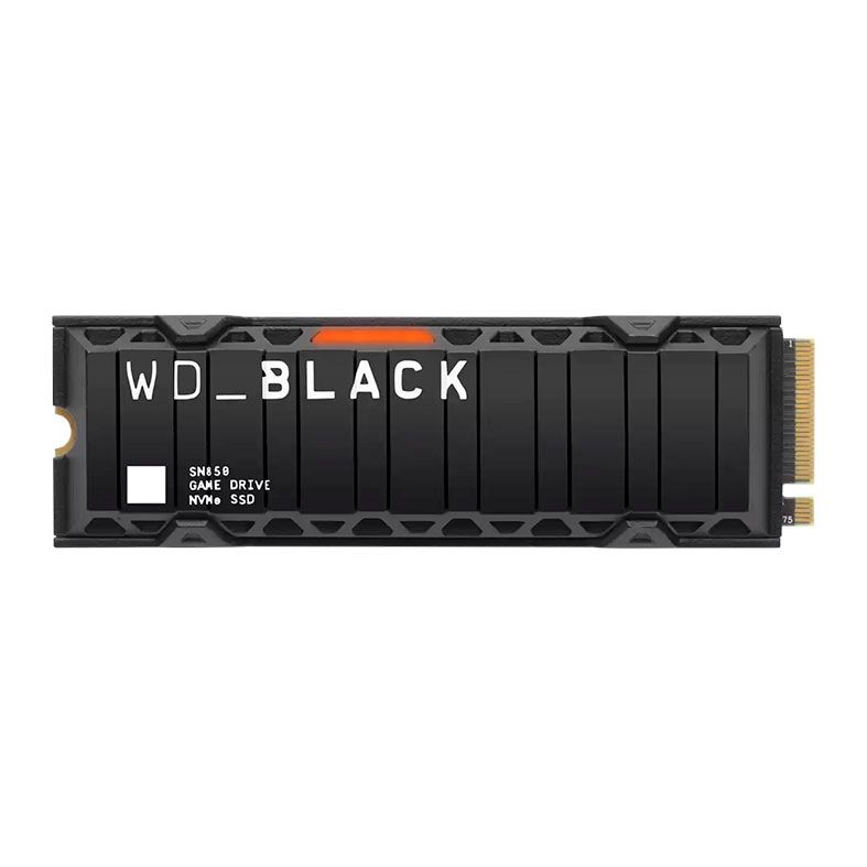 SSD WD Black SN850, 500GB, M.2 2280, PCIe NVMe, Leitura 7000 MB/s, Gravacao 4100 MB/s, WDS500G1XHE
