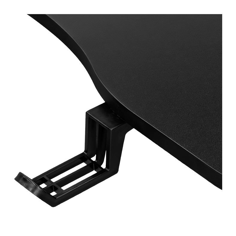 Mesa Gamer Weishi Atlas, 120cm, Tampo em MDF, Preto, WS-ATLAS-1002-120BK
