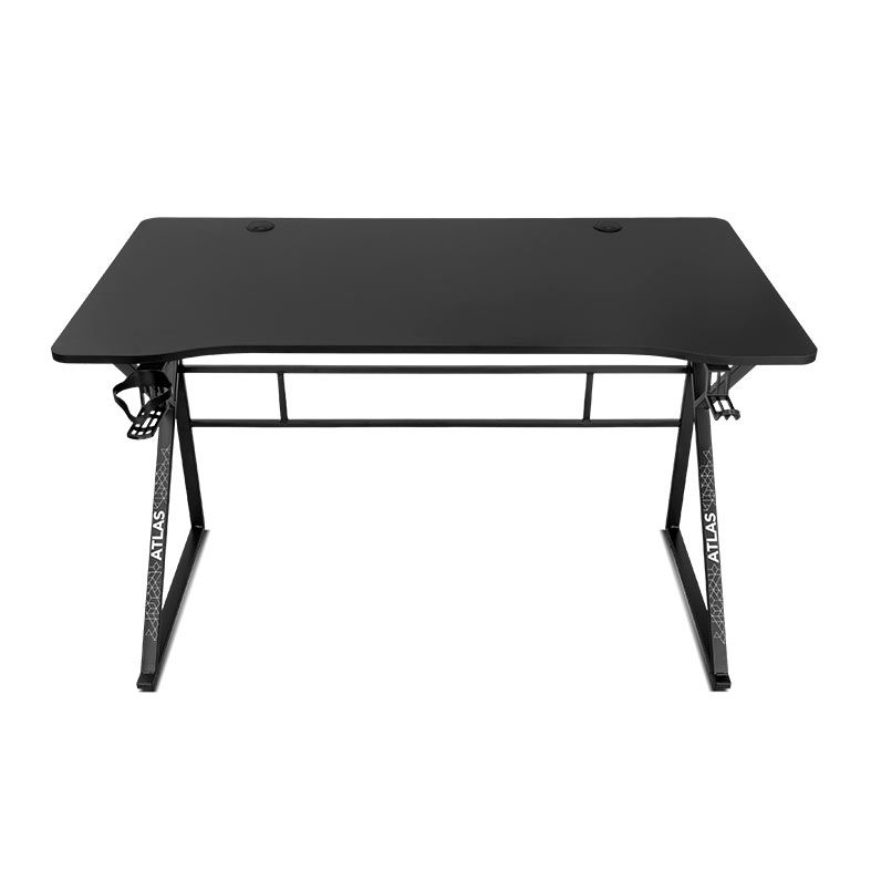 Mesa Gamer Weishi Atlas, 120cm, Tampo em MDF, Preto, WS-ATLAS-1002-120BK