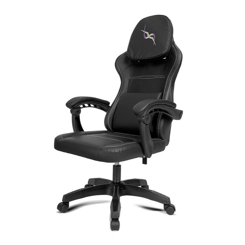 Cadeira Gamer WeiShi Flux, Preto, WS-FLUX-BK